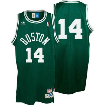  NBA Boston Celtics 14 Bob Cousy Green Throwback Jersey